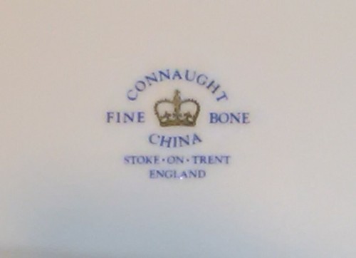 Vintage Connaught Porzellan, Stoke-on-Trent England, Zuckerdose, Butterdose, sehr guter Zustand - Bild 4 von 5