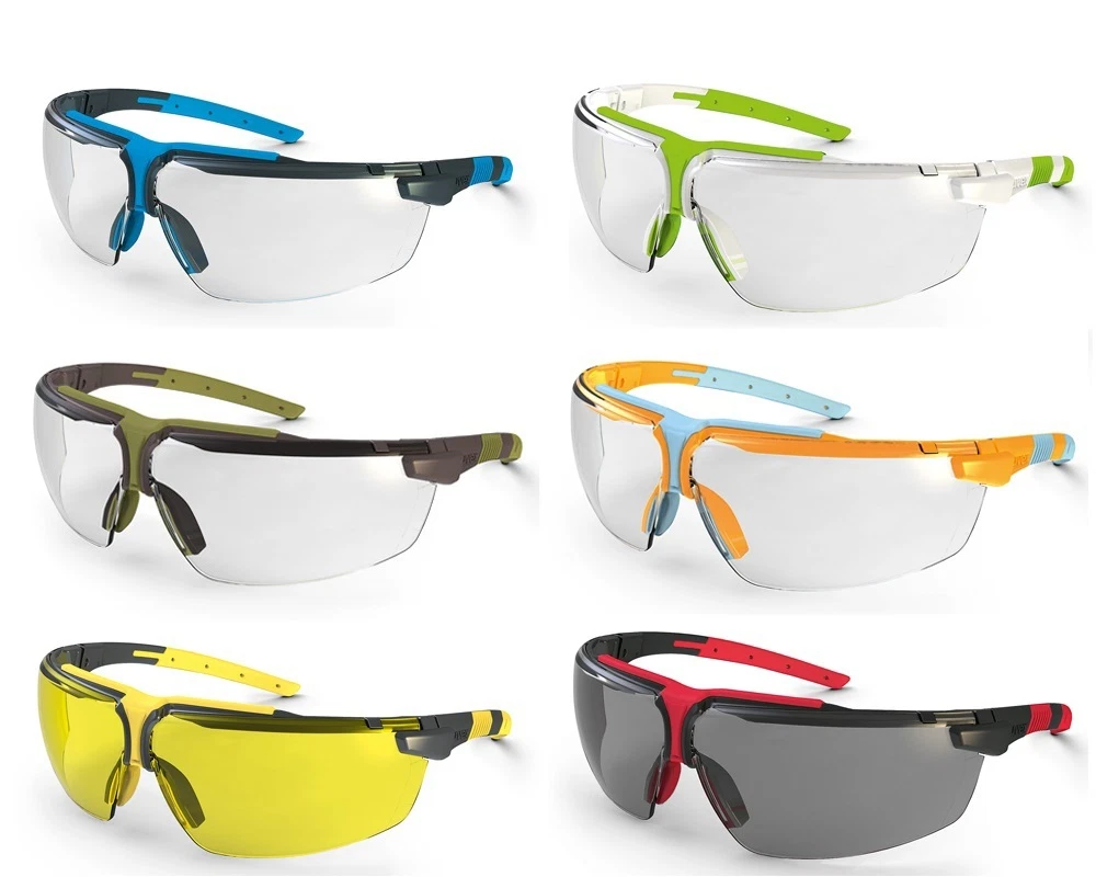 Uvex i 3 Safety Spectacles Glasses 9190 Various Lens Frames