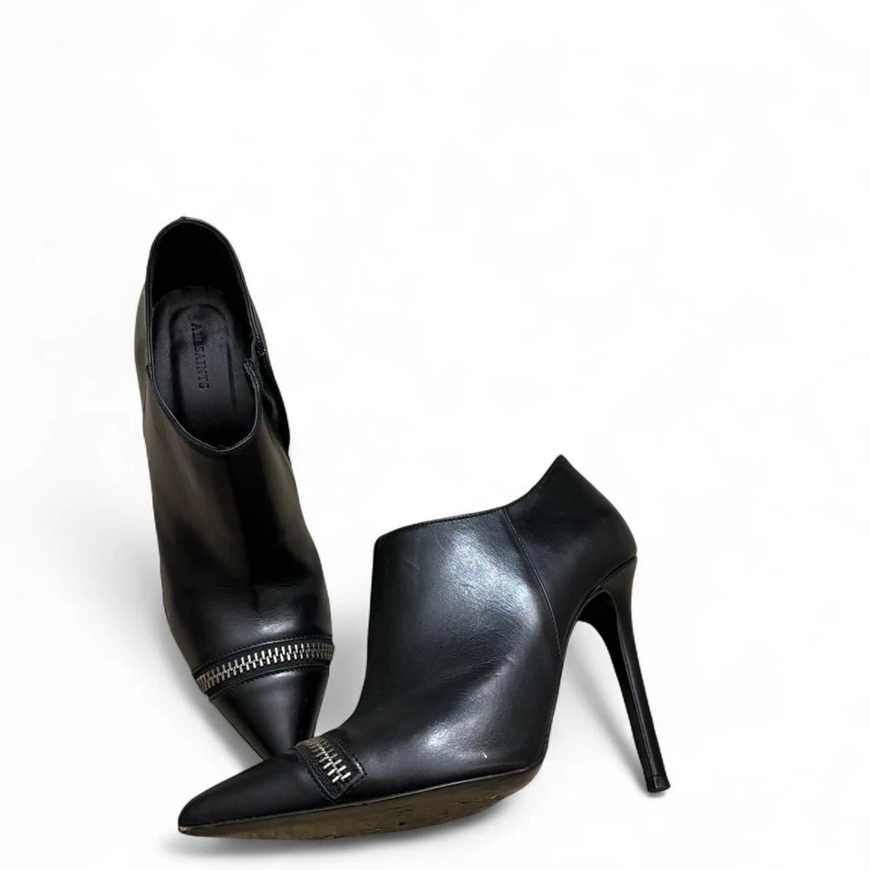 Botines de aguja de cuero AllSaints hechos en Italia - talla 39 (US 8,5-9) Foto 4 de 4