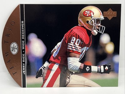 1996 Upper Deck - Team Trio Jerry Rice #TT74 San Francisco 49ers GOAT HOF