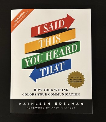 I Said This You Heard That Workbook by Kathleen Edelman (2025 Edition)