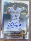 Konnor Griffin Auto Mojo /150 2025 Bowman Chrome Prospect Rookie Pirates #CPA-KG