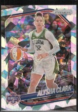 Alysha Clark 2025 Panini Prizm WNBA #129 Ice Prizms Washington Mystics