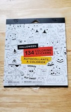 134 Halloween Coloring Stickers By American Greetings New
