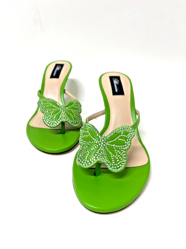 Blumarine Schuh; Schmetterling; Gr.38; Grün; NEU mit Karton; Damen - Bild 5 von 10