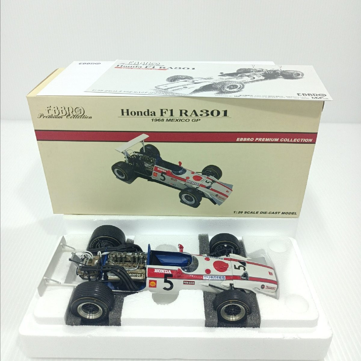 1/20 エブロ EBBRO ホンダ F1 RA301 メキシコGP ケース付き - メルカリ