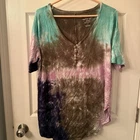 Torrid Size 2 (18/20) Super Soft Knit Colorful Tshirt Stretchy