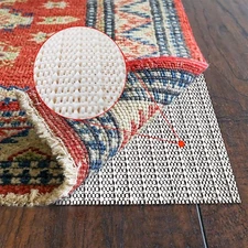 SHAREWIN 4x6 Rug Pad for Hardwood Floors Anti Slip Area Ft, Beige 