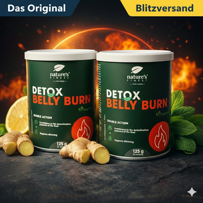 Nature's Detox Belly Burn 2x Diät Abnehm Gewichtsverlust Lebergesundheit Top !!!
