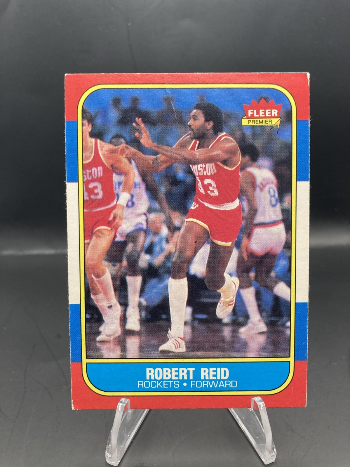 1986-87 Fleer #90 Robert Reid Houston Rockets