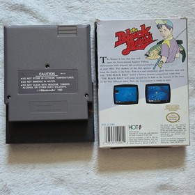 HOT-B The Black Bass NES Complete w/ Box NTSC-U/C Sports Fishing 1989