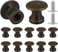 12 Pcs 1/2 Inch Mini Drawer Pulls, Handles for Jewelry Box, Small Cabinet Knobs