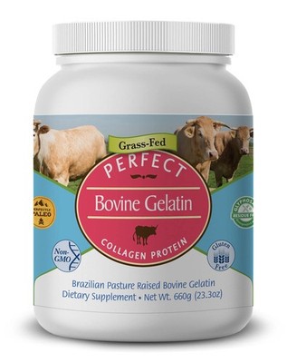 Perfect Bovine Gelatin   660 Grams   100% Beef Gelatin Collagen Protein   Suppor