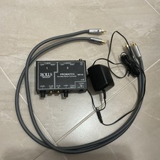Rolls Promatch MB15b Two-Way Stereo Converter   RCA, XLR, USA Made w/ 2 cables