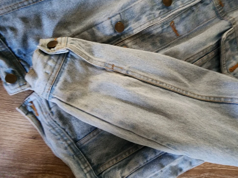 Vintage Orange County Choppers Denim Jean Jacket Mens Size M Embroidered - Image 3 of 4