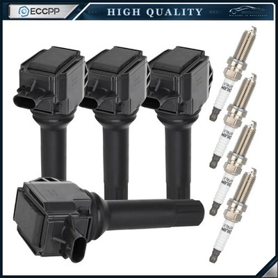 ECCPP 4 For 2.0L H4 2013 2014 Subaru BRZ Scion FR-S Ignition Coil 4 Spark Plugs