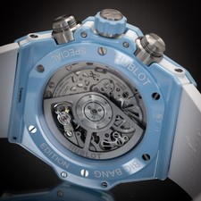 HUBLOT Big Bang Unico Sky Blue Camo 44 | 421.EX.0190.RX.JCAM | UNWORN Full Set 15