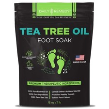 Foot Soak with Epsom Salt - - for Toenail irritations, Athletes Foot, Stubbo...