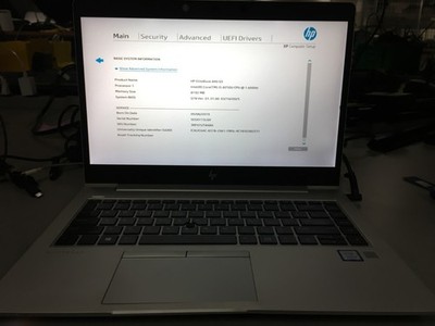 HP EliteBook 840 G5 i5-8250U@1.60GHz *AS IS/NO BATTERY/NO SSD/NO OS* | C949
