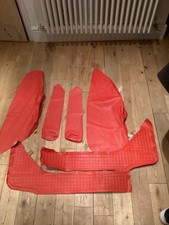 Chevrolet Corvette C1 1957 red Whaffle door panel recover kit.