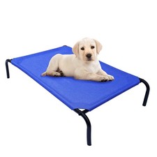 Raised Pet Cot for Small Pets, Elevated Dog Bed with Breathable Mesh, Sturdy ...