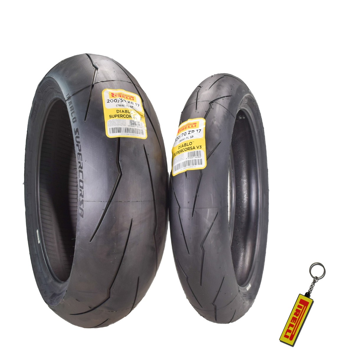 パーツ Pirelli Diablo Supercorsa V3 Pirelli Diablo Supercorsa V3 Front 120/70-17 & Rear 200/55-17