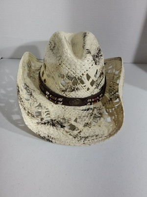 Men s Run A Muck Scorched Bullhide Cowboy Hat Cutout Western Style Vented Weave