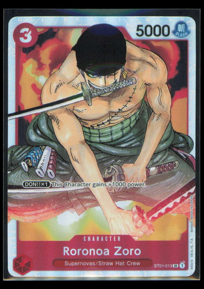 Roronoa Zoro ST01-013 Starter Deck 1: Straw Hat Crew for sale | eBay