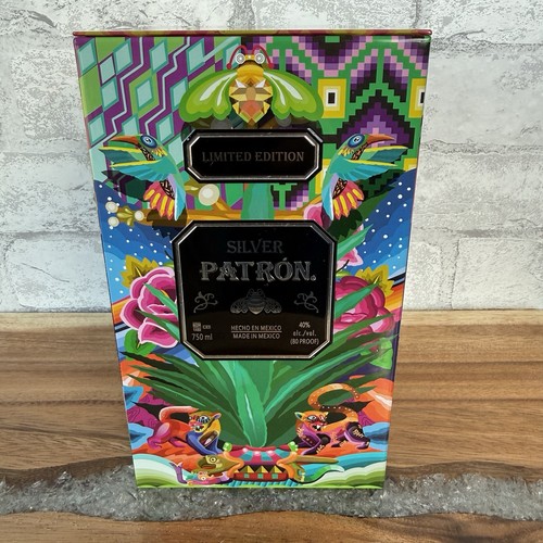 Patron Silver Tequila 2021 Tin Box Limited Edition Heritage Collection Pink