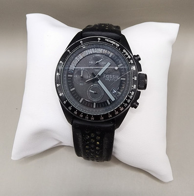 Fossil CH-2703 Black Chronograph Watch   Working
