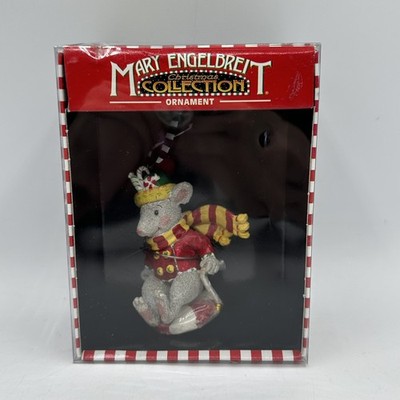 Mary Engelbreit Christmas Collection Mouse on Sled Ornament Kurt S. Adler