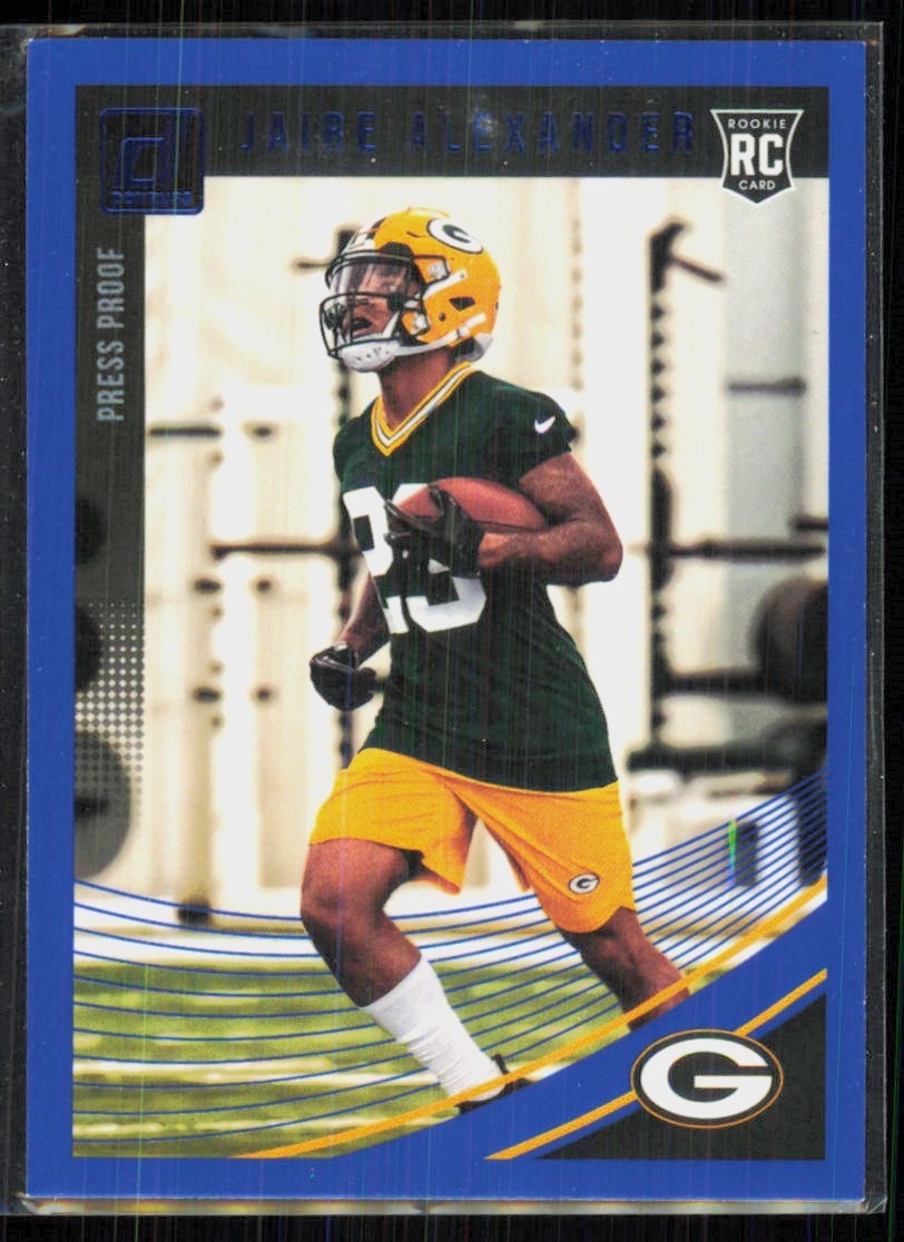 2018 Donruss Press Proof Blue Rated Rookie Jaire Alexander #359