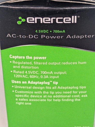 Enercell 4 5vdc 700ma Ac To Dc Adapter Radioshack 273 353 EBay enercell-4-5vdc-700ma-ac-to-dc-adapter-radioshack-273-353-ebay