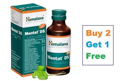 1 X 100 Himalaya Ayurvedic Mentat DS Syrup Buy 2 Get 1 Free