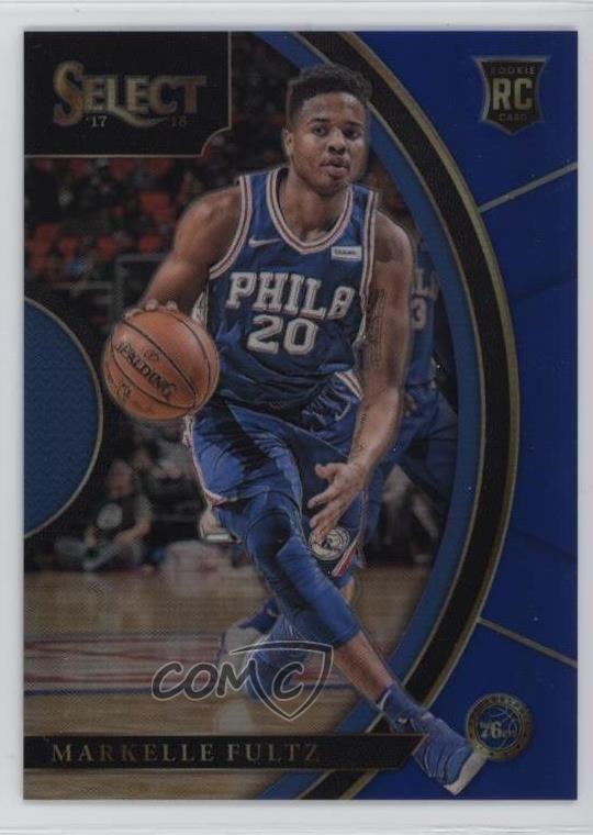 2017-18 Panini Select Concourse Blue Prizm 92/299 Markelle Fultz #68 0q0