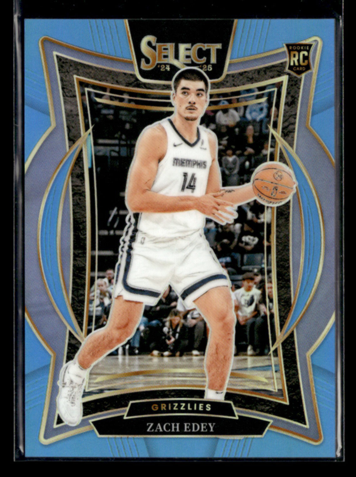 Zach Edey 2024-25 Panini Select Basketball RC Light Blue 030/299 Concourse [jm80