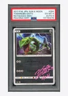 Pokemon PSA 6 AUTO 9 Rayquaza Rev Holo Yoshinobu Saito 2017 084/114 SM4+ JPN