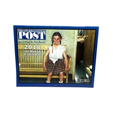 2018 The Saturday Evening Post Norman Rockwell 16 Month Calendar New
