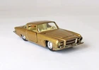 Vintage Corgi #241 Ghia L6.4 Spun Hubs Metallic Gold 1963