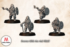 LOTR Dwarves With Axe And Shield