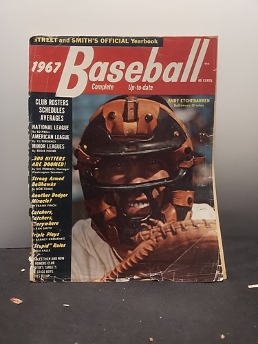 1966-1970 STREET & SMITH'S VINTAGE BASEBALL YEARBOOK MAGAZINES COMPLETE SET OF 5 - Picture 4 of 11