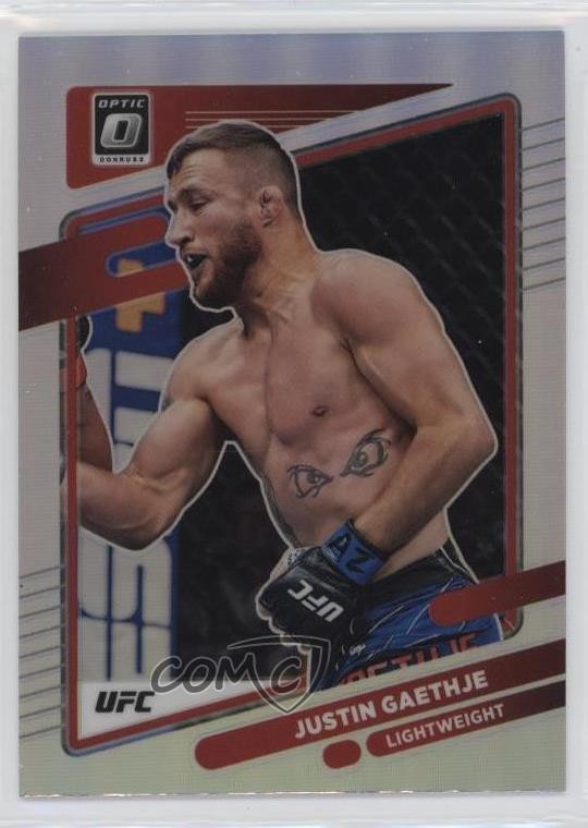2022 Panini Donruss Optic UFC Holo Prizm Justin Gaethje #98 1j0f