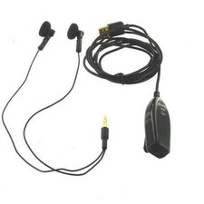 i-Chat USB Earphone with Microphone Black