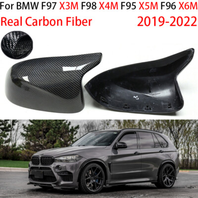 For BMW F97 X3M F98 X4M F95 X5M F96 X6M Carbon Fiber Rear View Mirror Covers