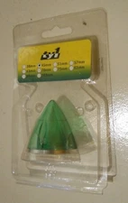 TY1 INOVA SPINNER 45MM DIA CLEAR GREEN / ALUMINUM BACK PLATE FOR RC AIRCRAFT