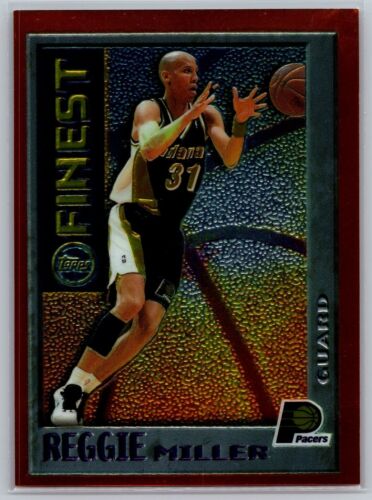 1995-96 Topps Finest - Mystery #M14 Reggie Miller Indiana Pacers NBA Card
