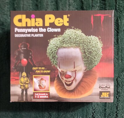 Chia Pet Pennywise The Clown From It. New!  Halloween All Year Long