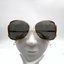 Vintage W Pirouette Brown Translucent Oval Sunglasses Frames Hong Kong