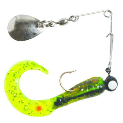 Betts               Spin Curl Tail      1/32oz       Chart Crawfish Glitter