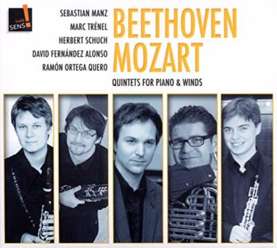 BEETHOVEN/MOZART - QUARTETS FOR PIANO and WIND [CD]